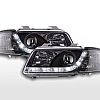 Scheinwerfer Set Daylight LED Tagfahrlicht Audi A4 B5 8D  99-01 chrom