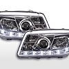 Scheinwerfer Set Daylight LED Tagfahrlicht VW Bora  98-05 chrom