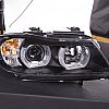 Scheinwerfer Set Xenon Daylight LED TFL-Optik BMW 3er E90/E91 Limo/Touring  05-08 schwarz