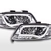 Scheinwerfer Set Daylight LED TFL-Optik Audi A6 Typ 4B  01-04 chrom
