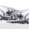 Scheinwerfer Set Daylight LED Tagfahrlicht Opel Astra H  04-09 chrom