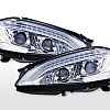 Scheinwerfer Set Daylight LED TFL-Optik Mercedes-Benz S-Klasse (221)  05-09 chrom