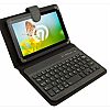 NINETEC 2in1 Bluetooth Tastatur + Schutzhülle 7 Zoll Schutz Tablets + Phablets