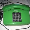 Tastentelefon, altes grünes Telefon, Post Telefon 80er, Deutsche Bundespost, Vintage, Rarität