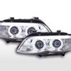 Scheinwerfer Set Xenon Daylight CCFL TFL-Optik BMW X5 E53  03-06 chrom