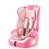 Kinderautositz Kindersitz Autositz pink/weiß Gruppe I-III, 9-36 kg