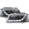 Scheinwerfer Set Daylight LED Tagfahrlicht VW Passat Typ 3B  97-00 schwarz