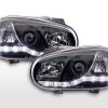 Scheinwerfer Set Daylight LED Tagfahrlicht VW Golf 4  97-03 schwarz für Rechtslenker