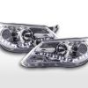 Scheinwerfer Set Daylight LED TFL-Optik VW Tiguan  07-11 chrom für Rechtslenker