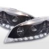 Scheinwerfer Set Daylight LED TFL-Optik Mercedes C-Klasse Typ W204  07-10 schwarz