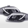 Scheinwerfer Set Daylight LED TFL-Optik Audi A4 Typ 8E  04-08 schwarz für Rechtslenker