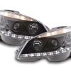 Scheinwerfer Set Daylight LED TFL-Optik Mercedes C-Klasse W204  07-10 schwarz