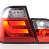 LED Rückleuchten Set Lightbar BMW 3er E46 Limo  98-01 rot/klar