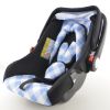 Kinderautositz Babyschale Autositz schwarz/weiß/blau Gruppe 0+, 0-13 kg