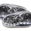 Scheinwerfer Set Daylight LED TFL-Optik VW Golf 4 Typ 1J  98-03 chrom