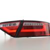 LED Rückleuchten Set Lightbar Audi A5 8T Coupe/Sportback  07-11 rot/klar
