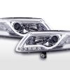 Scheinwerfer Set Daylight LED TFL-Optik Audi A6 Typ 4F  04-08 chrom