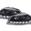 Scheinwerfer Set Daylight LED Tagfahrlicht Seat Ibiza 3 6L  02-08 schwarz