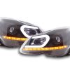 Scheinwerfer Set Daylight LED TFL-Optik Mercedes C-Klasse W204  11-14 schwarz