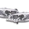 Scheinwerfer Set Daylight LED TFL-Optik Opel Astra G  98-03 chrom