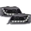 Scheinwerfer Set Daylight LED Tagfahrlicht Audi A6 4B  01-03 schwarz