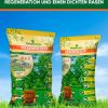 Rasenpellets (Spiel-und Sportrasen) - ummantelte Rasensamen Rasensaat - für einen robusten + widerstandsfähigen Rasen (6x 1,5 KG)