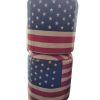 Hocker mit USA-Flagge Motiv Stars+Stripes ca 45 cm H / Dm ca 42 (2 Stück)