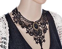 Gotic Halskette in schwarz