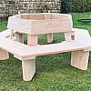Baumbank. Gartenbank. Holzbank. Krongartmöbel.