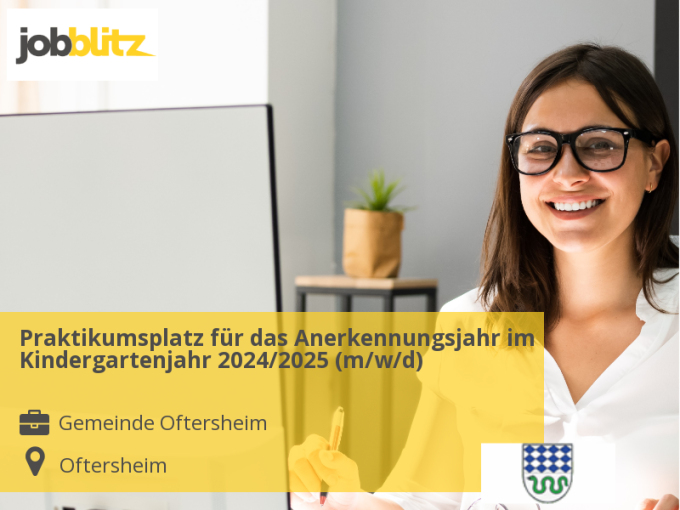 Praktikumsplatz für das Anerkennungsjahr im Kindergartenjahr 2024/2025